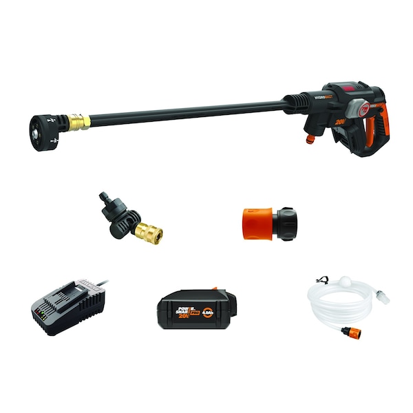 Worx Nitro 20V Brushless Hydroshot Plus Portable Power Cleaner, 710 MAX PSI, Battery and Charger Included WG633 - main